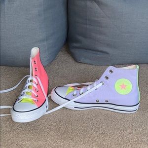 Multi-colored Converse